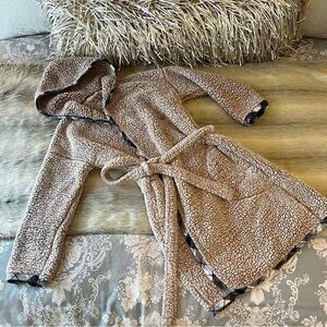 Vera Bradley Tan Hooded Robe